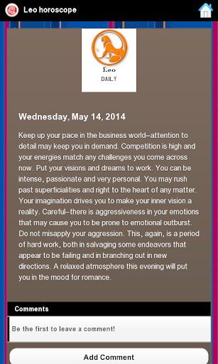 【免費娛樂App】Leo Horoscope-APP點子