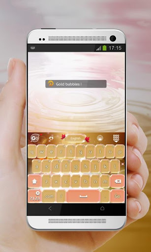 【免費個人化App】閃亮的泡泡 GO Keyboard Theme-APP點子
