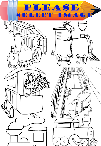 Train Coloring Book