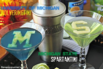 College Cocktails: Wolverinetini & Spartantini