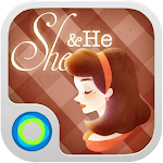 Cover Image of Unduh She&He Hola Launcher Theme 5.0.3 APK