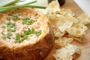 Buffalo Shrimp Bread Bowl Dip