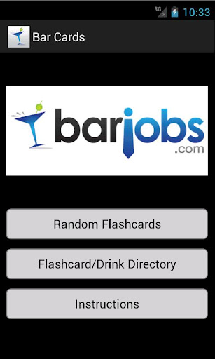 Bar School Flash Cards