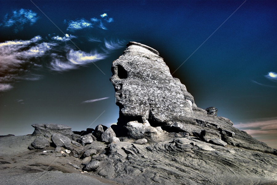 Sfinxul din Bucegi by Adelina Mihaela Tudorache - Landscapes Mountains & Hills ( bucegi mountains rocks  romania  2000m altitude sfinx sphinx )