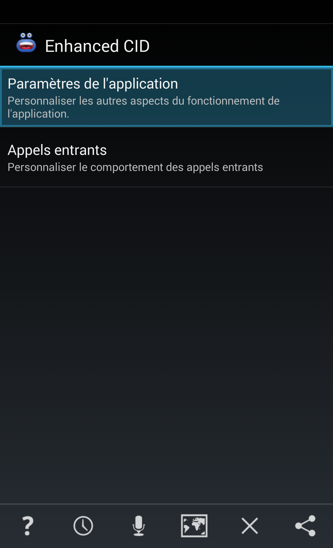 Android application Enhanced Caller ID+ screenshort