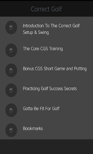 Correct Golf Setup Swing