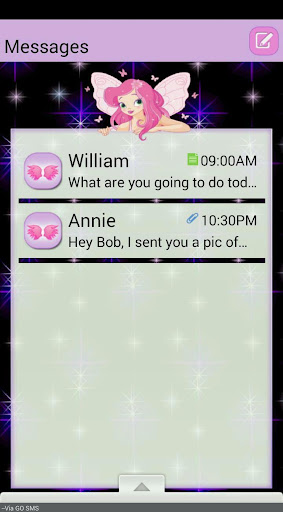 TwilightFairy GO SMS THEME