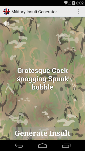 Military Insult Generator