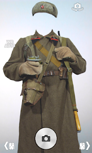 WW 2 soldier suit photomontage - náhled