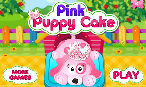 Pink Puppy Cake