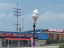 Ice Cream Cone Metal Sculpture 1