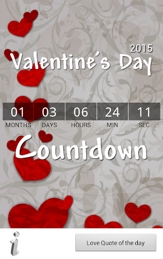 Valentine's Day Countdown 2016