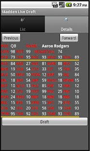 Live Draft Mobile for Madden Screenshots 2
