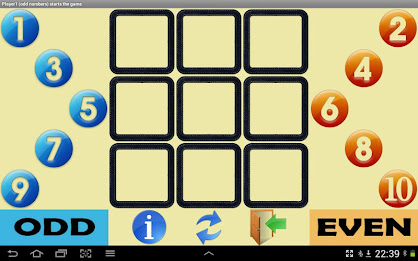 Numeric Tic Tac Toe - For 2 poster 1