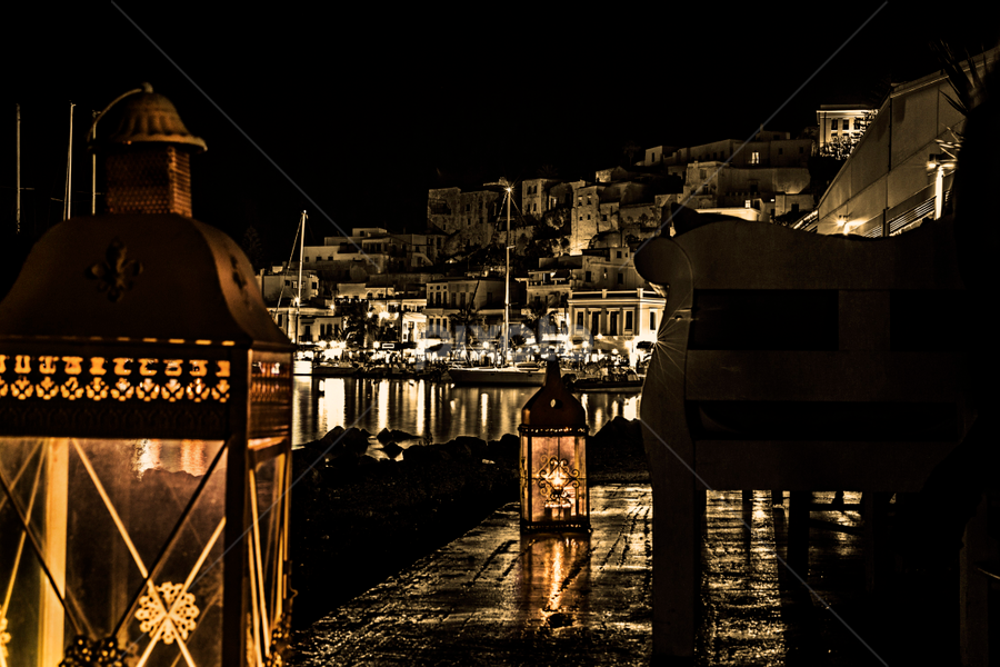 naxos by Konstantinos Theodoropoulos - City,  Street & Park Night