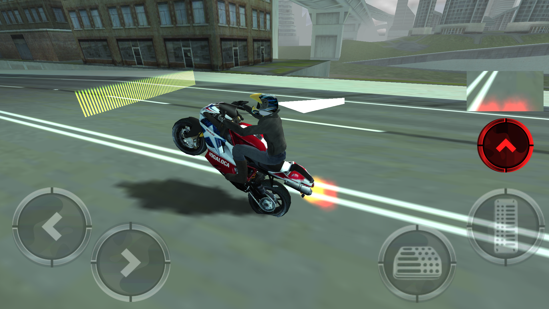 Android application Motorbike vs Police screenshort