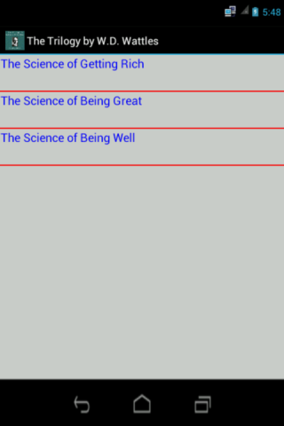 The Trilogy by W.D. Wattles