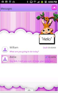 Lastest GO SMS THEME|PurpleDreamMonkey APK for Android