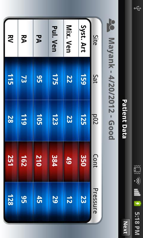 CathCalc Screen 3