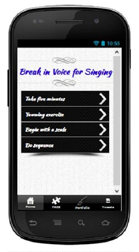 Break in Voice for Singing