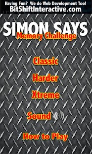 Simon Says Memory Challenge