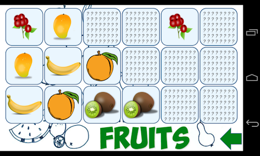 Memory Puzzle - Fruits Screenshots 3