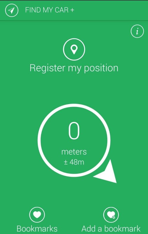 Android application Find My Car + LabOfApp screenshort