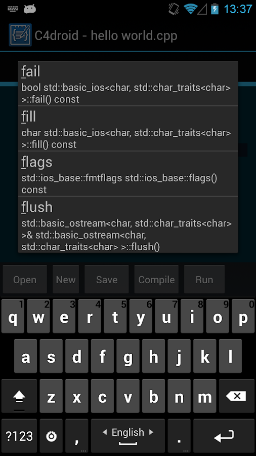 C4droid - C/C++ compiler & IDE Android APK İndir - androidliyim