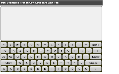 Free Mini French Keyboard & Pad APK