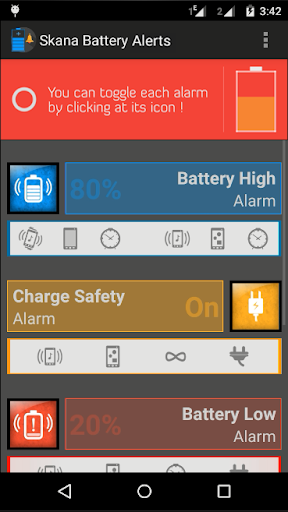 Skana Battery Alerts