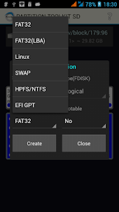 ROEHSOFT PARTITION TOOL SD-USB - screenshot thumbnail