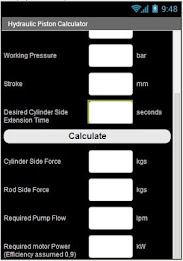 Hydraulic Piston Calculator poster 3