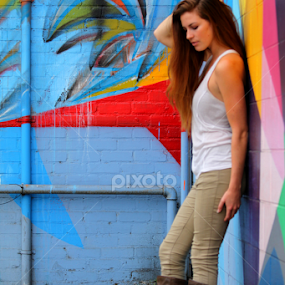 Young Woman by Henrik Lehnerer - People Portraits of Women