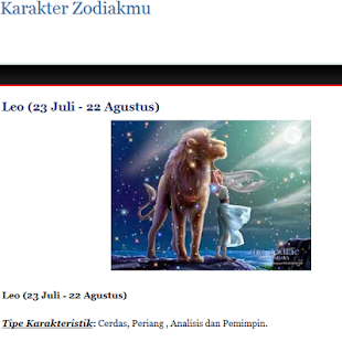 Sifat dan Karakter Zodiak-mu Screenshots 7