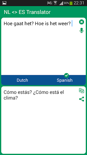 Dutch - Spanish Translator