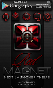 免費下載娛樂APP|Poweramp skin theme Red Magnet app開箱文|APP開箱王