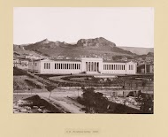 Gezicht op het Nationaal Archeologisch Museum van Athene