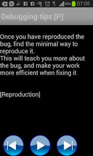 Debugging tips Screenshots 2