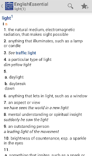 Android application Collins English Essential screenshot