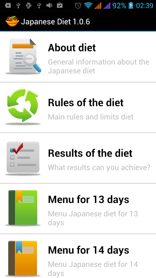 13 Day Metabolism Diet Shopping List