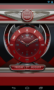 Free Download Clock Widget Red Star APK for PC