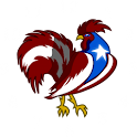 Puerto Rico Rooster Clock logo