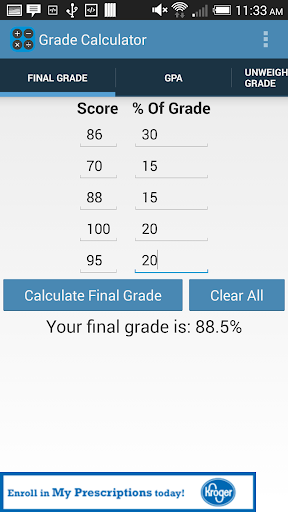 Grade Calculator