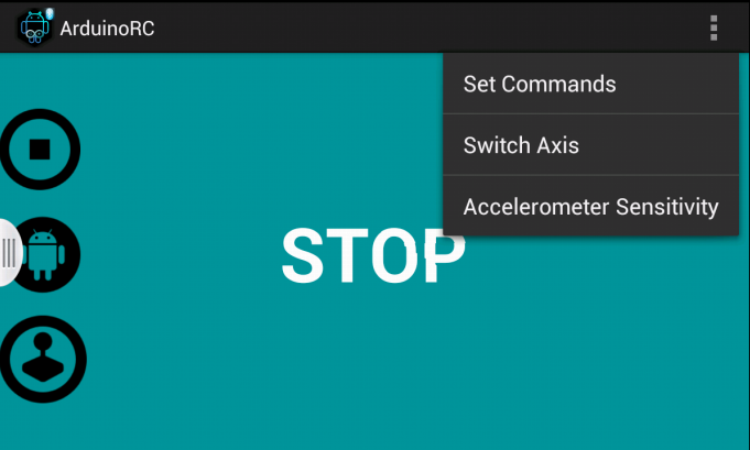    Arduino Bluetooth  Controller- screenshot  