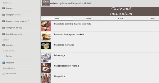 Taste and Inspiration recepten