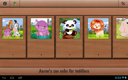Aaron's Cute Zoo Cubs Puzzles Screenshots 3