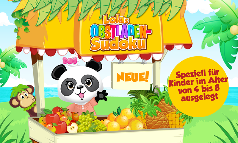 Android application Lola's Fruity Sudoku screenshort