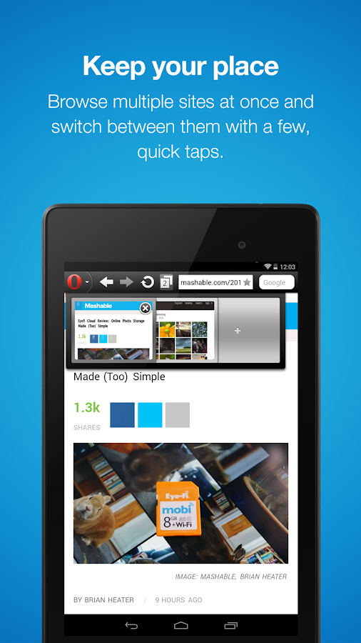 Opera Mini – Fast web browser - screenshot