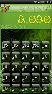 Free SCalc theme Nature v2 APK