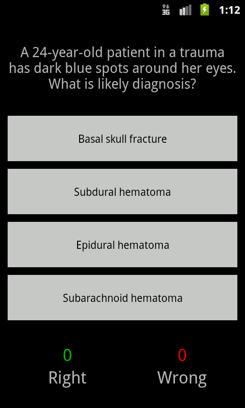 Android application USMLE Surgery screenshort